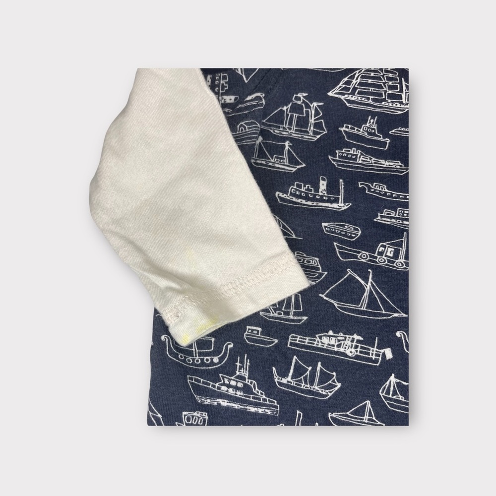 Tea Collection Boat Pattern Romper - Picture 2 of 6